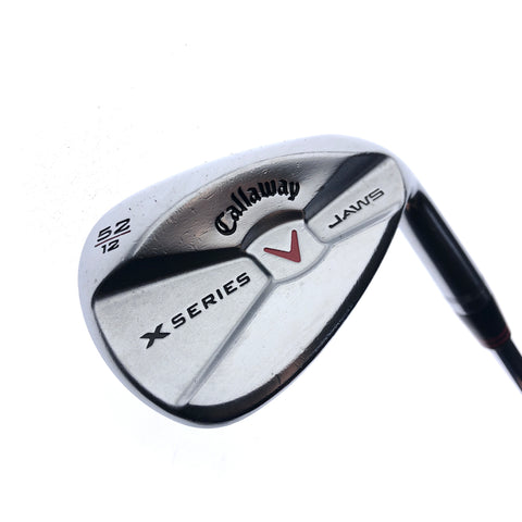 Used Callaway X Series Jaws Chrome Gap Wedge / 52.0 Degrees / Wedge Flex