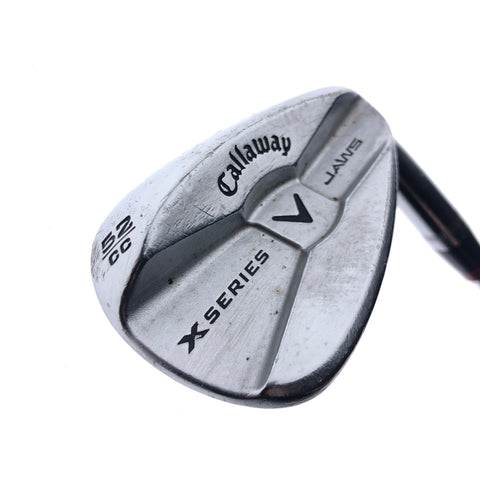 Used Callaway X Series Jaws Chrome Gap Wedge / 52.0 Degrees / X-Stiff Flex