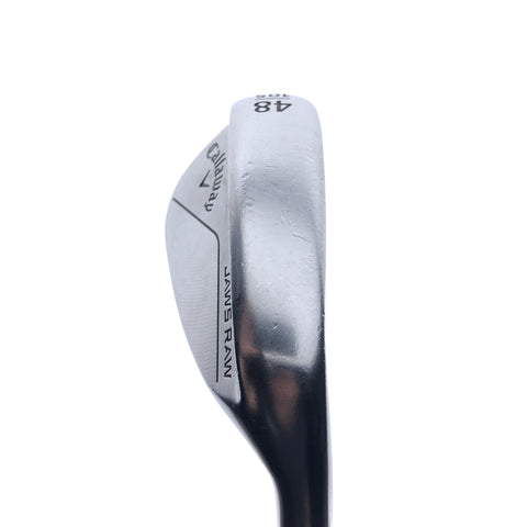 Used Callaway X Series Jaws Raw Pitching Wedge / 48.0 Degrees / Wedge Flex