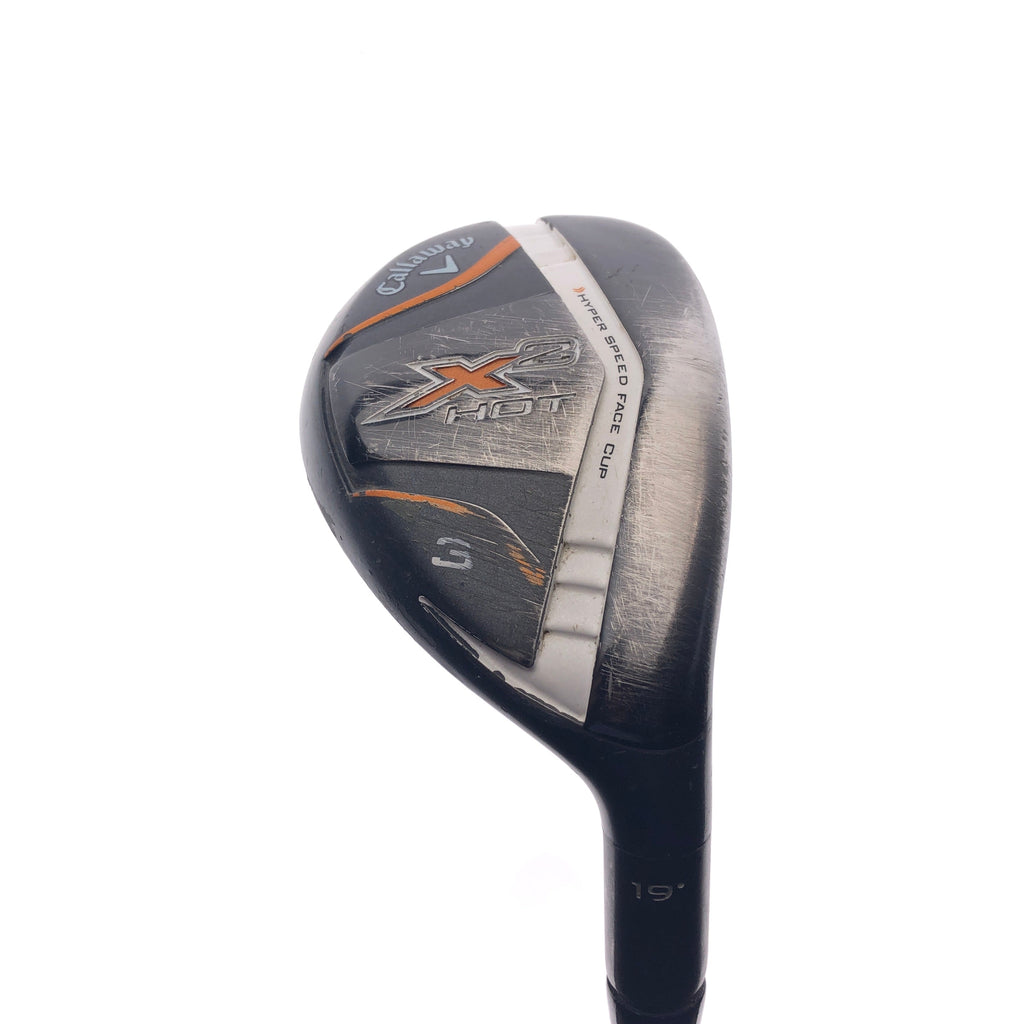 Used Callaway X2 Hot 3 Hybrid / 19 Degrees / Regular Flex