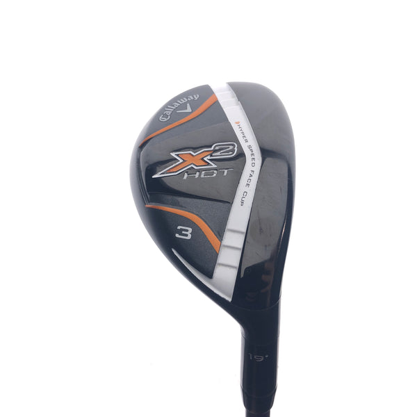Used Callaway X2 Hot 3 Hybrid / 19 Degrees / Regular Flex