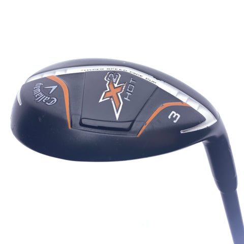 Used Callaway X2 Hot 3 Hybrid / 19 Degrees / Stiff Flex