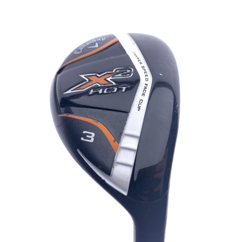 Used Callaway X2 Hot 3 Hybrid / 19 Degrees / Stiff Flex