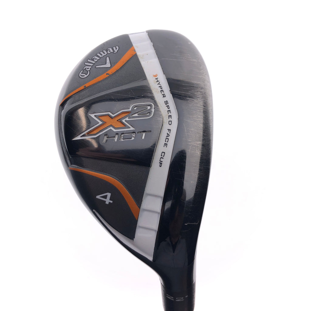 Used Callaway X2 Hot 4 Hybrid / 22 Degrees / A Flex