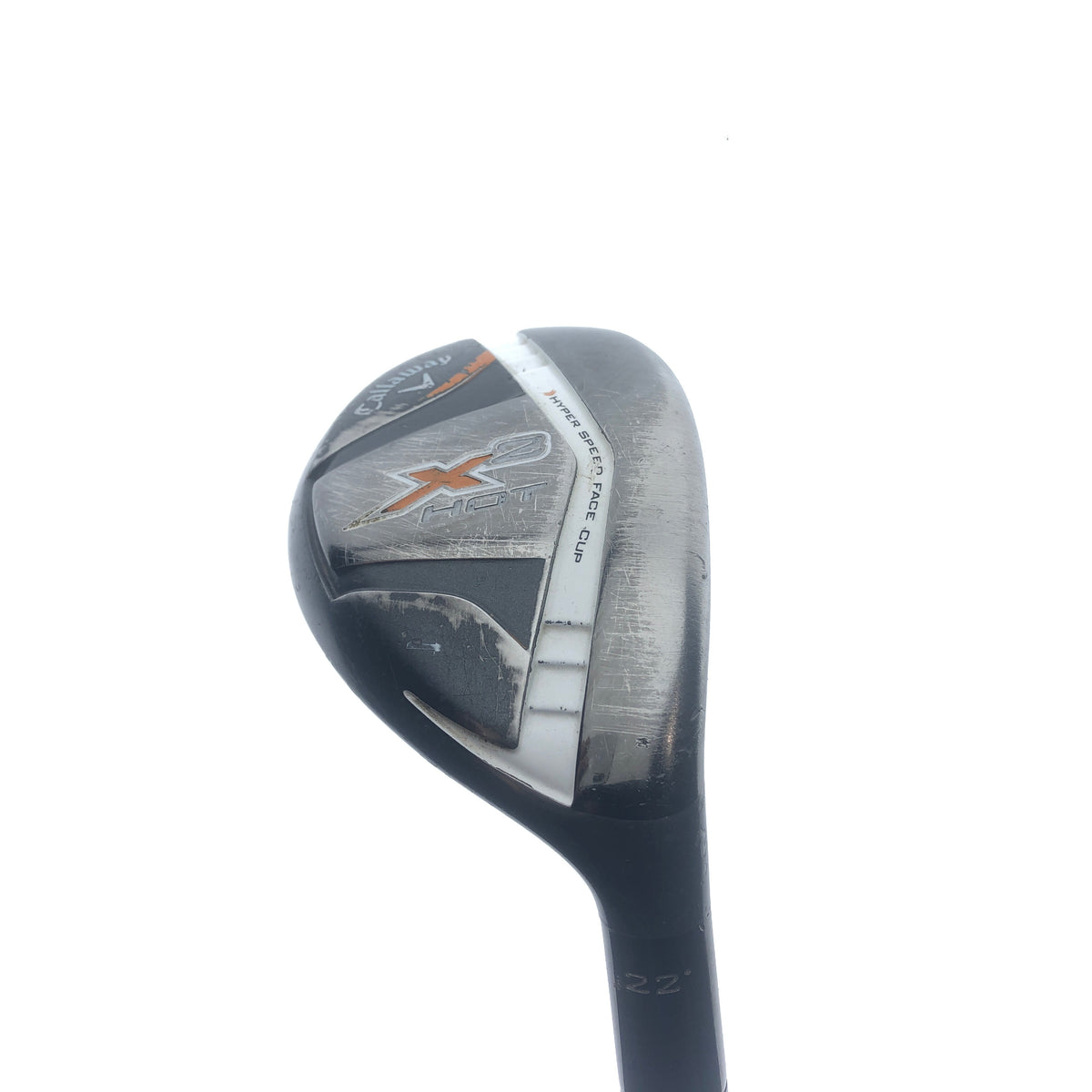 Used Callaway X2 Hot 4 Hybrid / 22.0 Degrees / Regular Flex