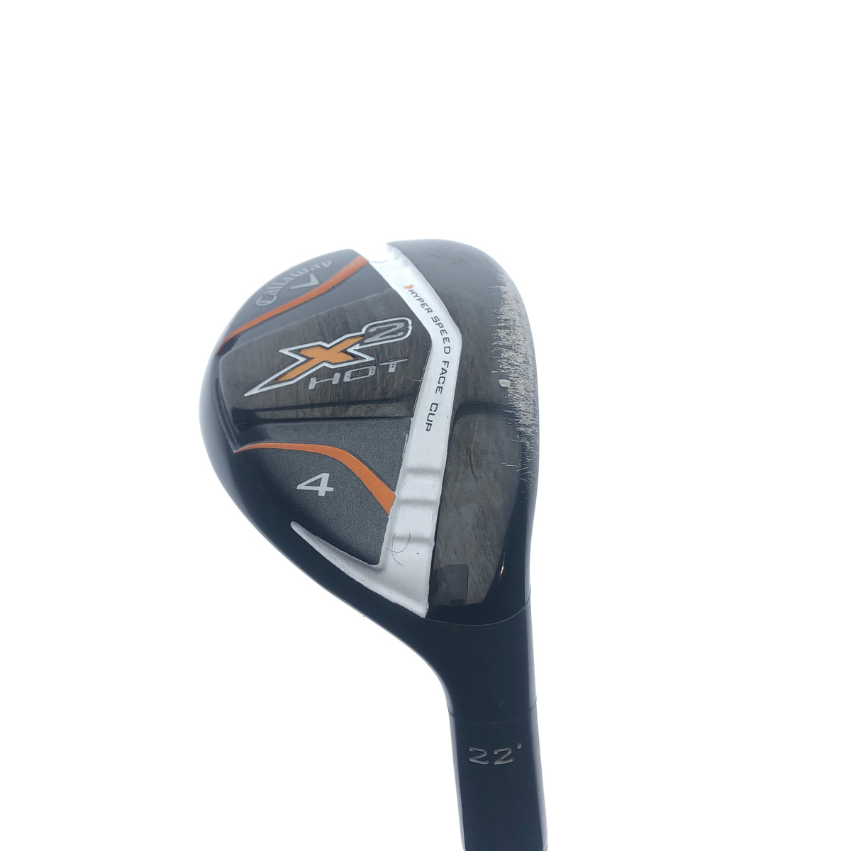 Used Callaway X2 Hot 4 Hybrid / 22.0 Degrees / Stiff Flex