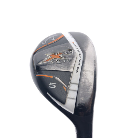 Used Callaway X2 Hot 5 Hybrid / 25 Degrees / Regular Flex