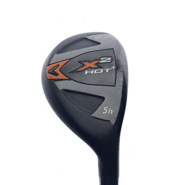 Used Callaway X2 Hot+ 5 Hybrid / 25 Degrees / Regular Flex
