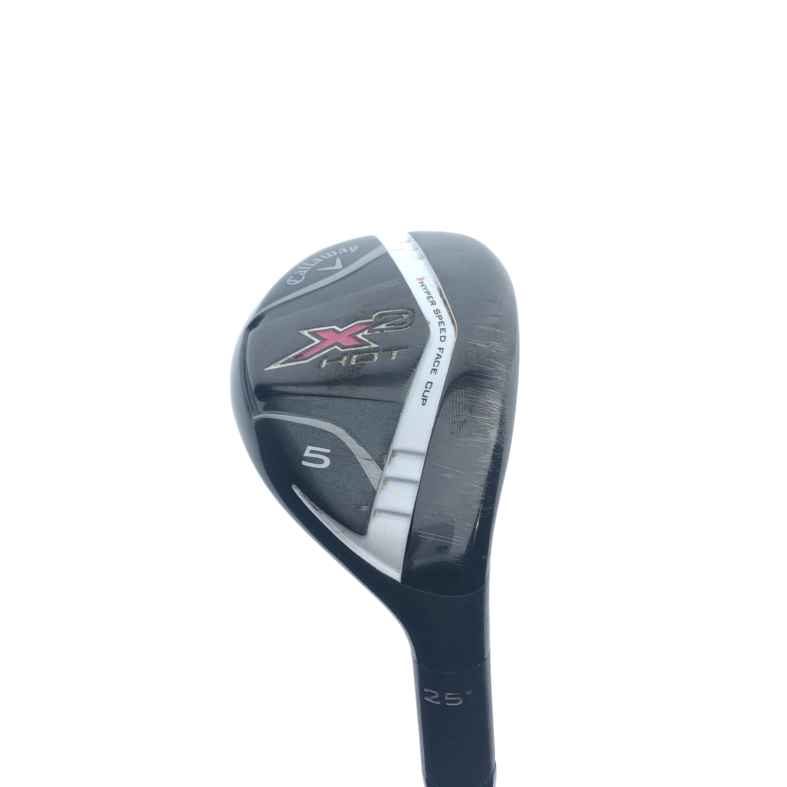 Used Callaway X2 Hot 5 Hybrid / 25.0 Degrees / Ladies Flex