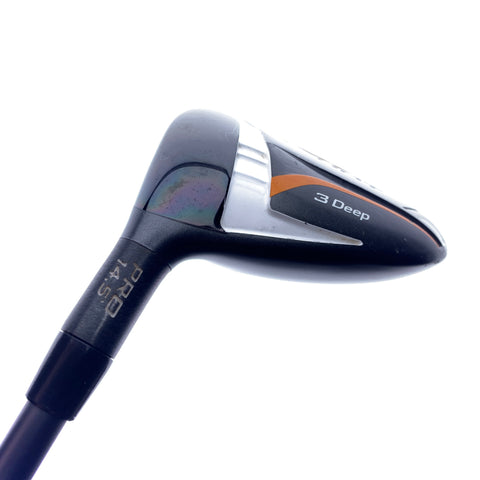 Used Callaway X2 Hot Deep 3 Fairway Wood / 14.5 Degrees /Stiff Flex/Left-Hand