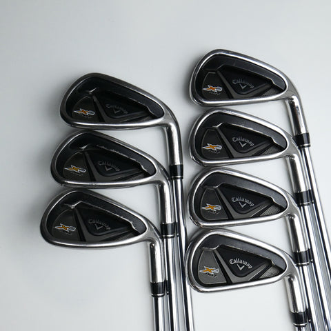Used Callaway X2 Hot Iron Set / 4 - PW / Regular Flex