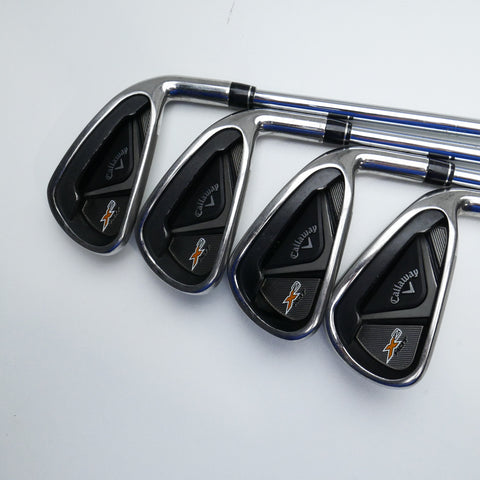 Used Callaway X2 Hot Iron Set / 4 - PW / Stiff Flex