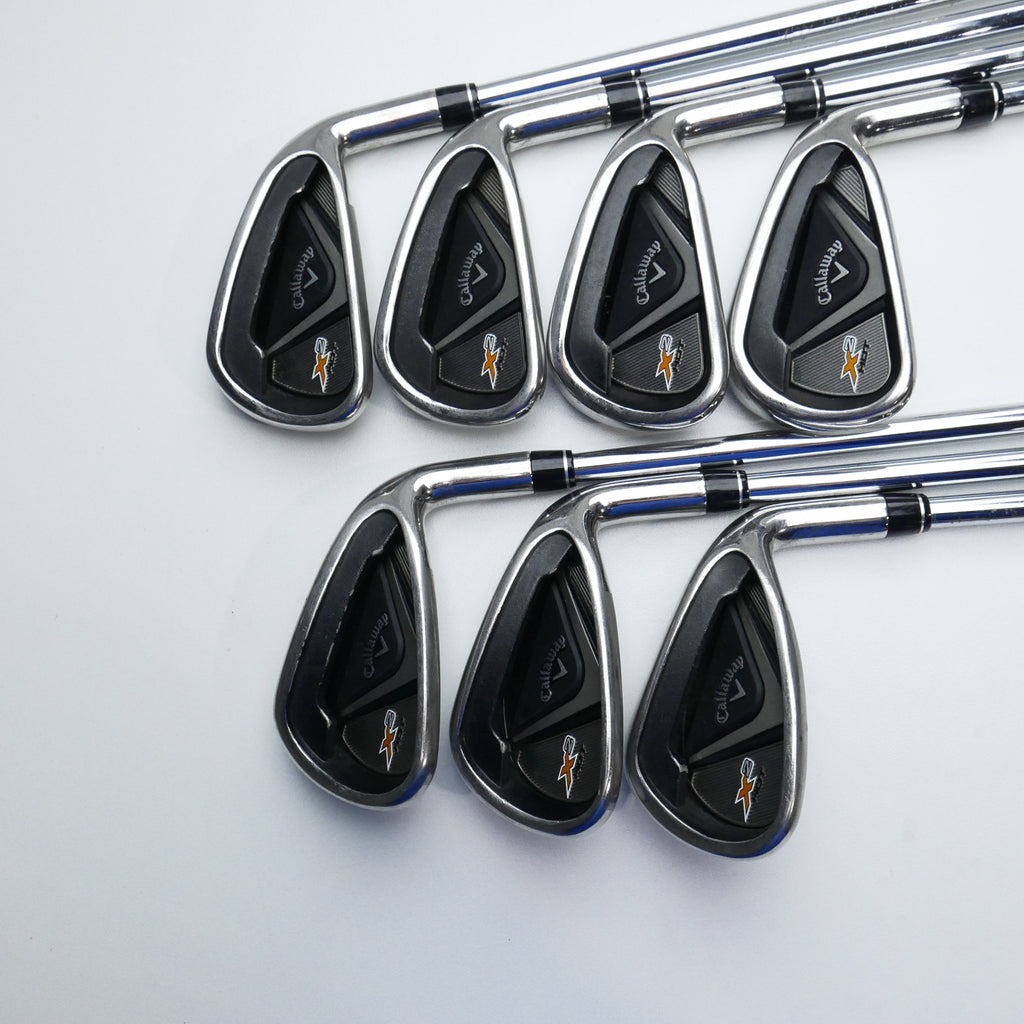 Used Callaway X2 Hot Iron Set / 4 - PW / Stiff Flex