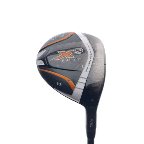 Used Callaway X2 Hot Pro 3 Fairway Wood / 15 Degrees / X-Stiff Flex
