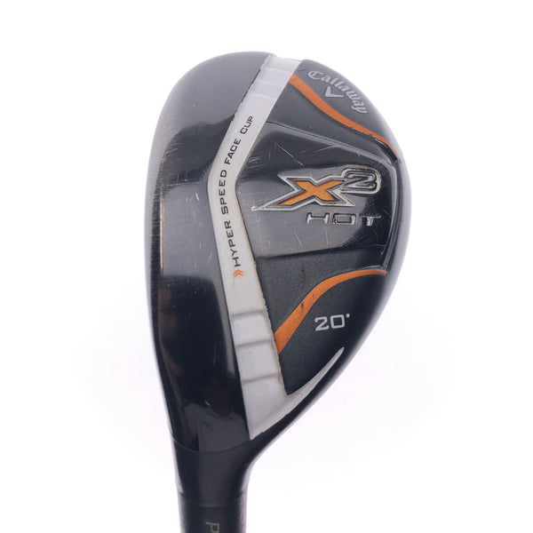 Used Callaway X2 Hot Pro 3 Hybrid / 20 Degrees / Stiff Flex / Left-Handed