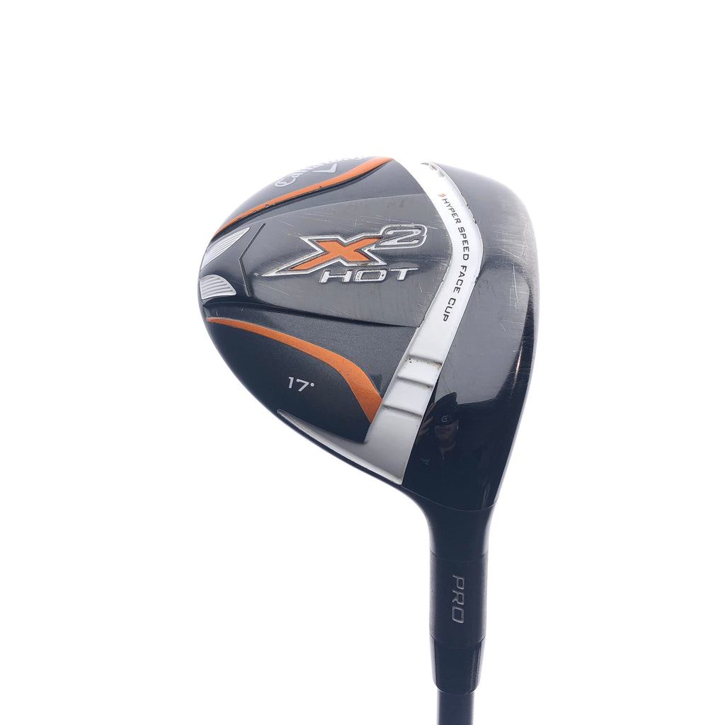 Used Callaway X2 Hot Pro 4 Fairway Wood / 17 Degrees / Stiff Flex