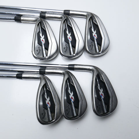 Used Callaway XR Iron Set / 5 - PW / Regular Flex / Left-Handed