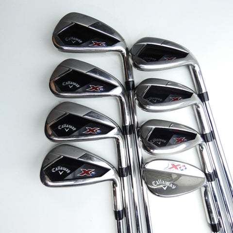 Used Callaway XR Iron Set / 5 - SW + AW / Regular Flex