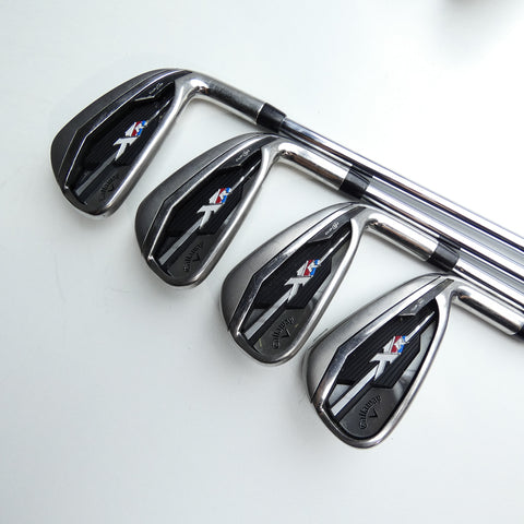 Used Callaway XR Iron Set / 5 - SW / Stiff Flex