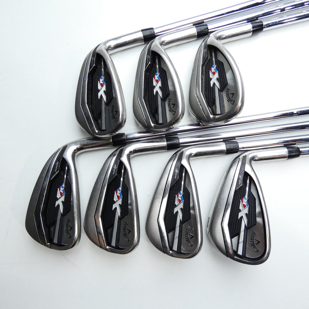 Used Callaway XR Iron Set / 5 - SW / Stiff Flex