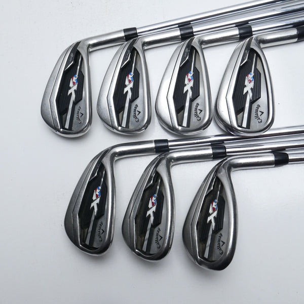 Used Callaway XR Iron Set / 5 - SW / Stiff Flex