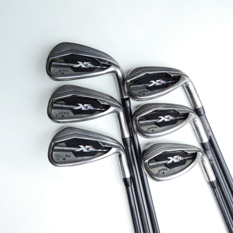 Used Callaway XR Iron Set / 7 - SW + AW / A Flex