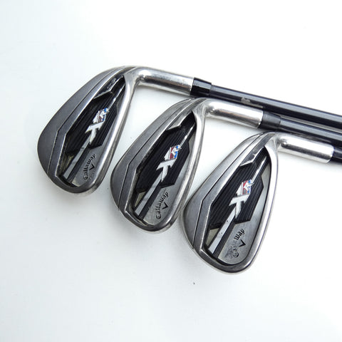 Used Callaway XR Iron Set / 7 - SW + AW / A Flex