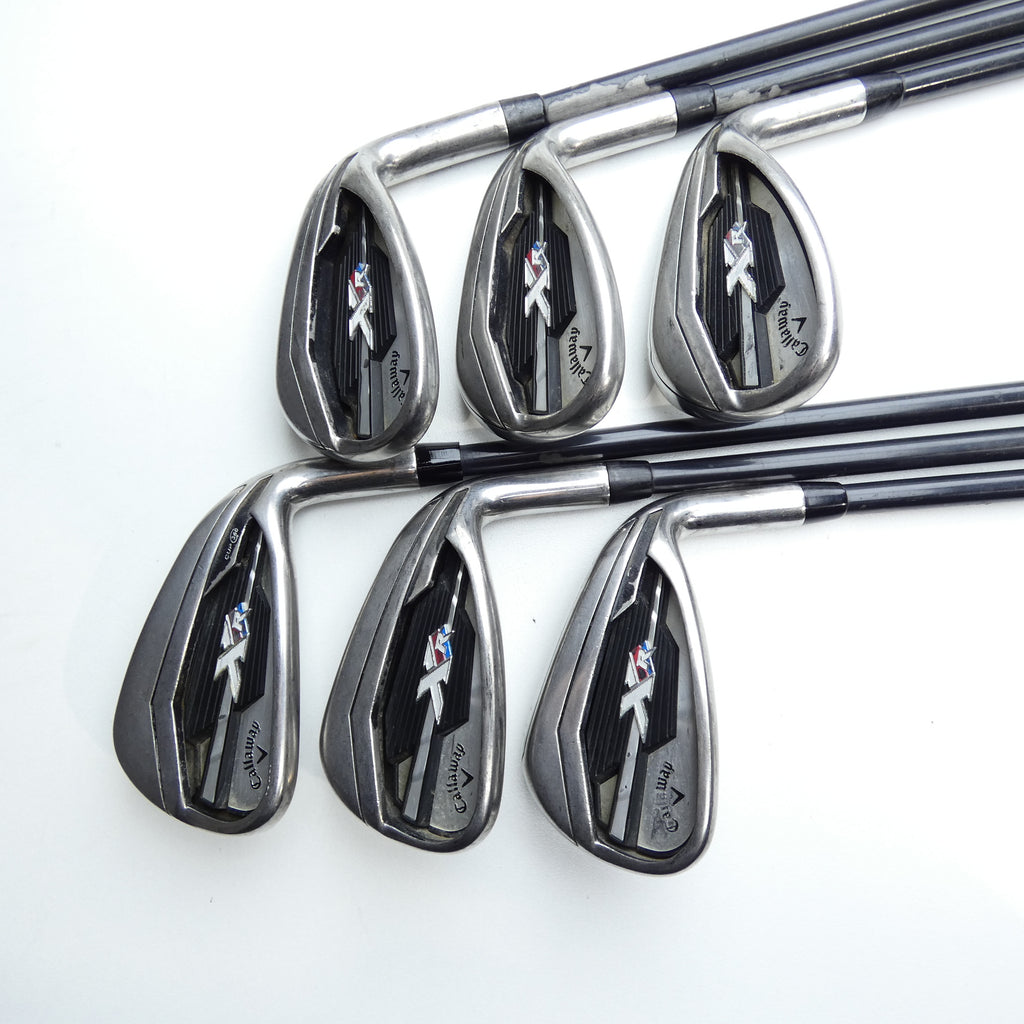 Used Callaway XR Iron Set / 7 - SW + AW / A Flex