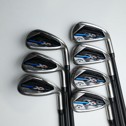 Used Callaway XR OS Iron Set / 5 - SW / Regular Flex