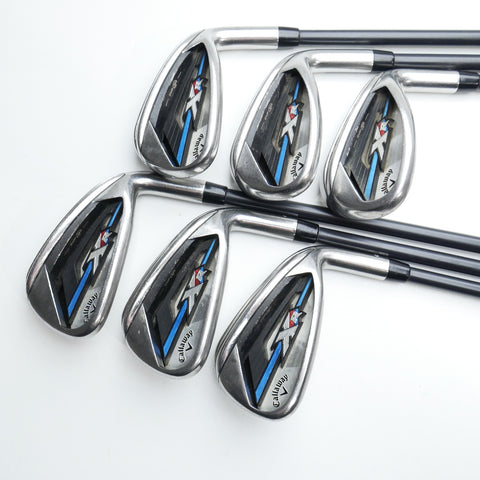 Used Callaway XR OS Iron Set / 6 - SW / A Flex