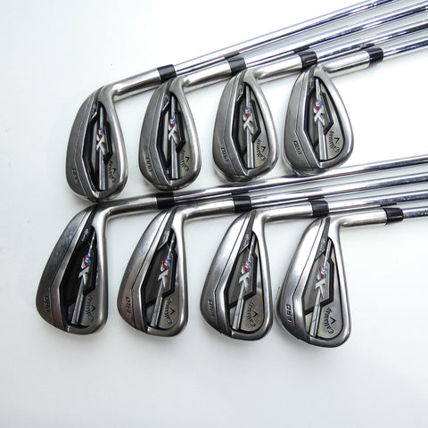 Used Callaway XR Pro Iron Set / 4 - PW + AW / Regular Flex