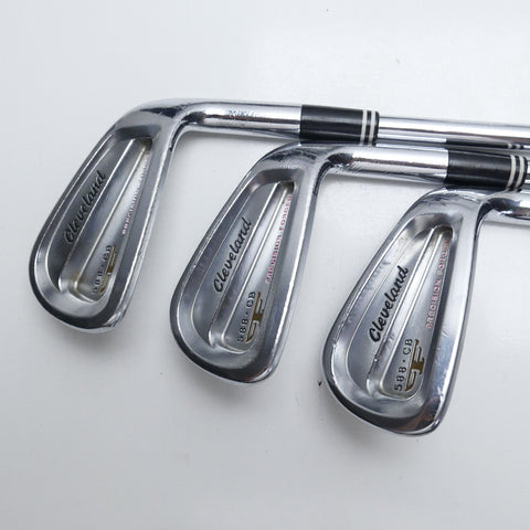 Used Cleveland 588 CB 2012 Iron Set / 5 - PW / Stiff Flex