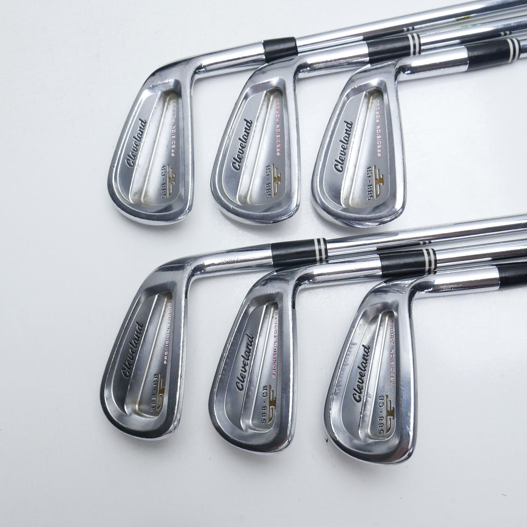 Used Cleveland 588 CB 2012 Iron Set / 5 - PW / Stiff Flex
