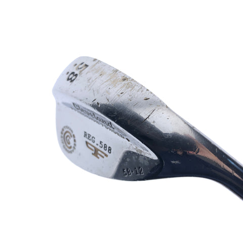 Used Cleveland 588 Chrome 2012 Lob Wedge / 58.0 Degrees / Wedge Flex