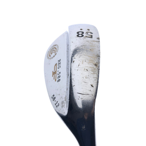 Used Cleveland 588 Chrome 2012 Lob Wedge / 58.0 Degrees / Wedge Flex