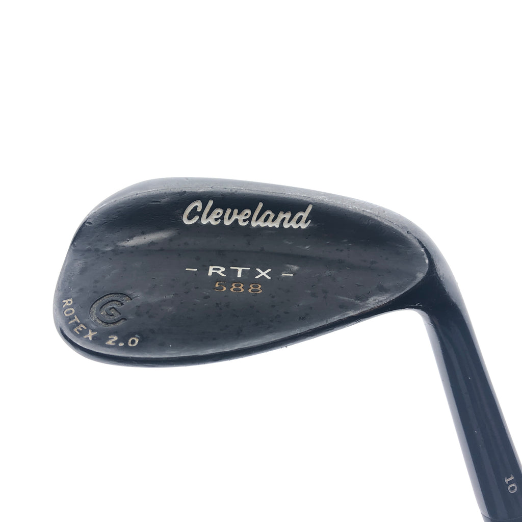 Used Cleveland 588 RTX 2.0 Black Satin Gap Wedge / 52.0 Degrees / Wedge Flex