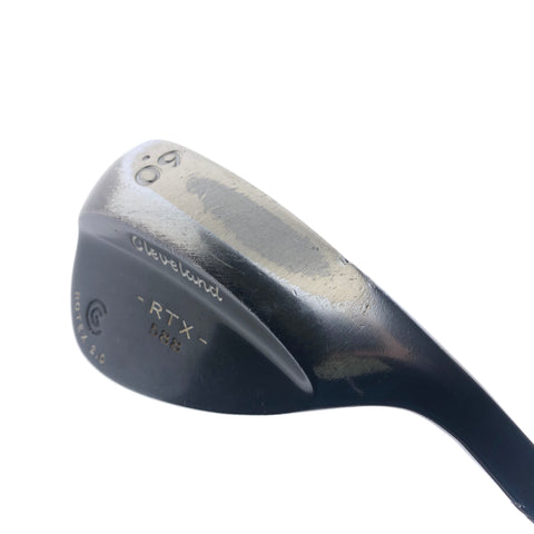 Used Cleveland 588 RTX 2.0 Black Satin Lob Wedge / 60.0 Degrees / Wedge Flex