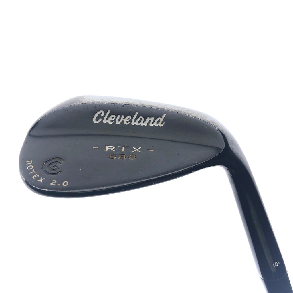 Used Cleveland 588 RTX 2.0 Black Satin Lob Wedge / 60.0 Degrees / Wedge Flex