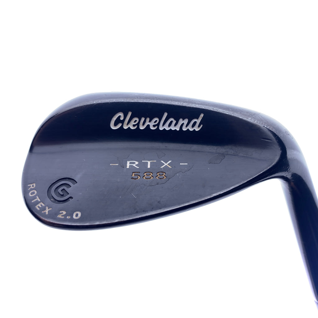 Used Cleveland 588 RTX 2.0 Black Satin Lob Wedge / 60.0 Degrees / Wedge Flex