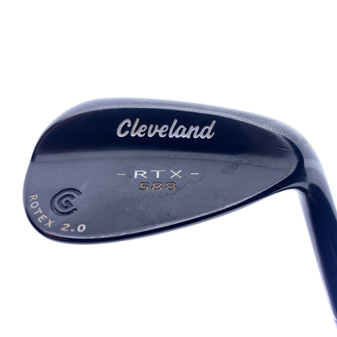 Used Cleveland 588 RTX 2.0 Black Satin Lob Wedge / 60.0 Degrees / Wedge Flex