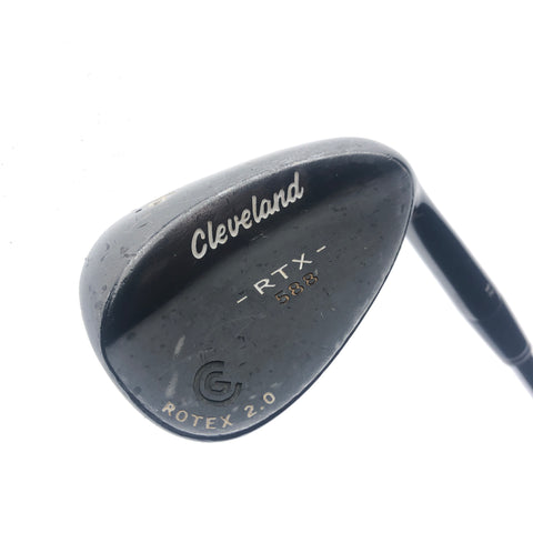 Used Cleveland 588 RTX 2.0 Black Satin Sand Wedge / 56.0 Degrees / Wedge Flex