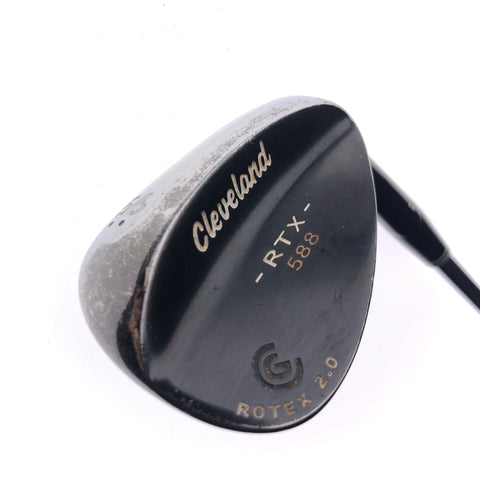 Used Cleveland 588 RTX 2.0 Black Satin Sand Wedge / 56.0 Degrees / Wedge Flex