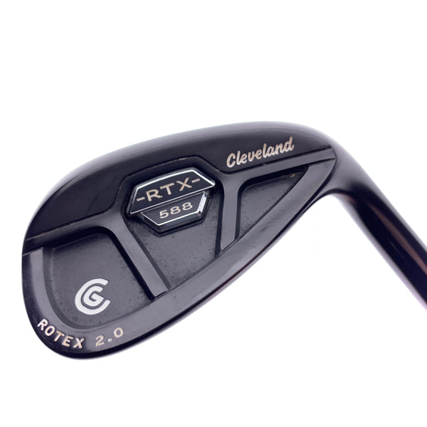 Used Cleveland 588 RTX 2.0 CB Black Satin Gap Wedge / 50.0 Degrees / Wedge Flex