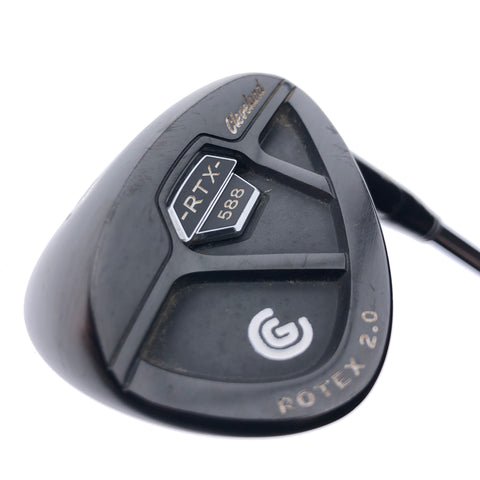 Used Cleveland 588 RTX 2.0 CB Black Satin Sand Wedge / 54.0 Degrees / Stiff Flex