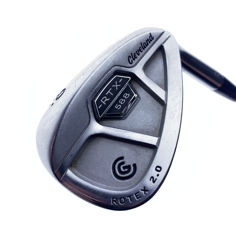 Used Cleveland 588 RTX 2.0 CB Tour Satin Lob Wedge / 60.0 Degrees / Wedge Flex