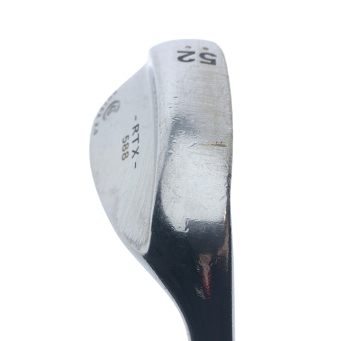 Used Cleveland 588 RTX 2.0 Tour Satin Gap Wedge / 52.0 Degrees / Wedge Flex