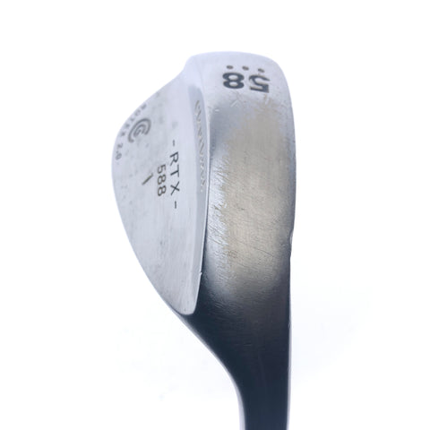 Used Cleveland 588 RTX 2.0 Tour Satin Lob Wedge / 58.0 Degrees / Wedge Flex