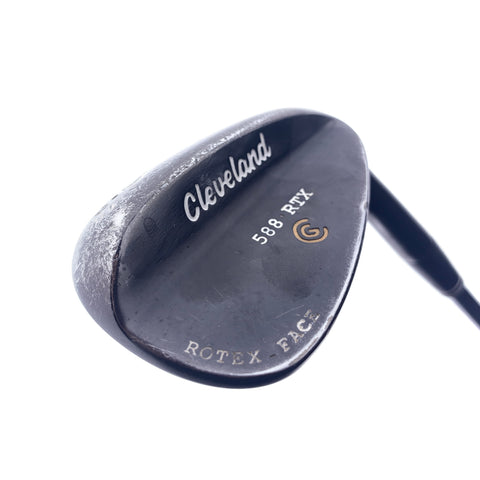 Used Cleveland 588 RTX Black Pearl Lob Wedge / 60.0 Degrees / Wedge Flex