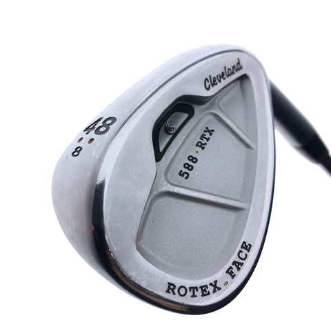 Used Cleveland 588 RTX CB Satin Chrome Pitching Wedge / 48.0 Degrees / Regular