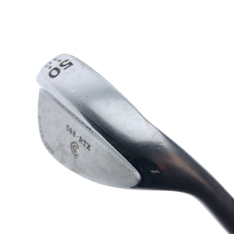 Used Cleveland 588 RTX Satin Chrome Gap Wedge / 50.0 Degrees / Wedge Flex